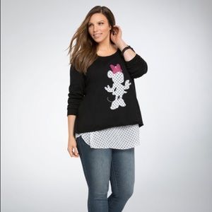 Torrid Minnie Mouse Sweater (b2)